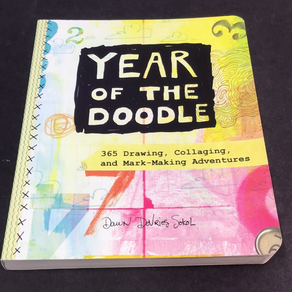 Year of the Doodle Art Book ready to inspire any artist to daily art creativity